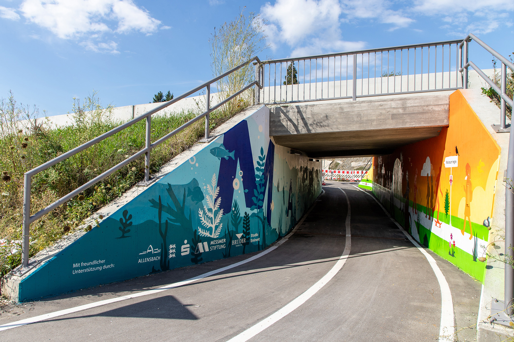 Marianum Hegne, Unterführungsgestaltung B33