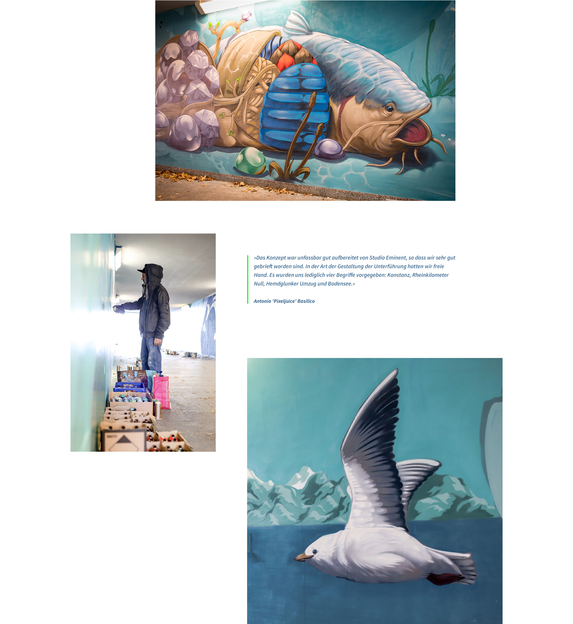 designstudio Eminent, Bärengraben Unterführung Raumgestaltung