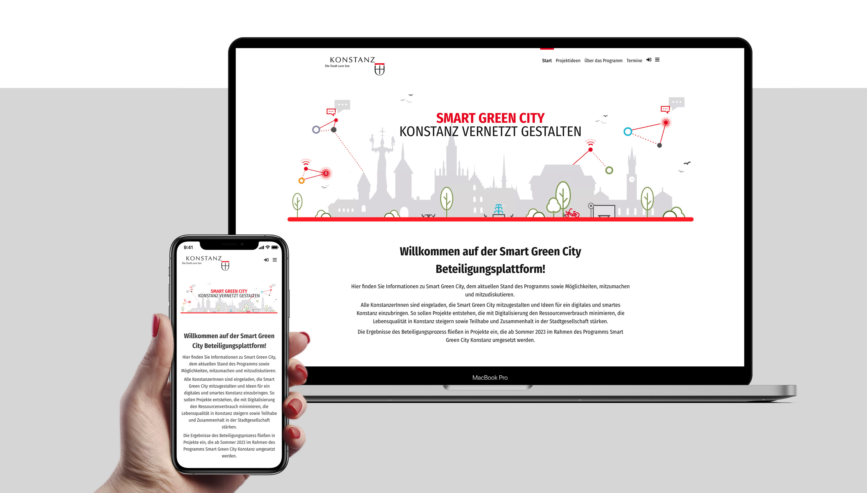 designstudio Eminent, SMART GREEN CITY KONSTANZ Web Design